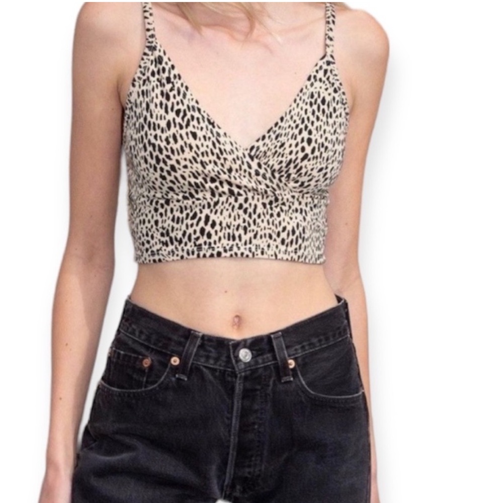 Brandy Melville Animal Print Tank Top